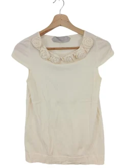 Kurzarm-Bluse                            Größe                36