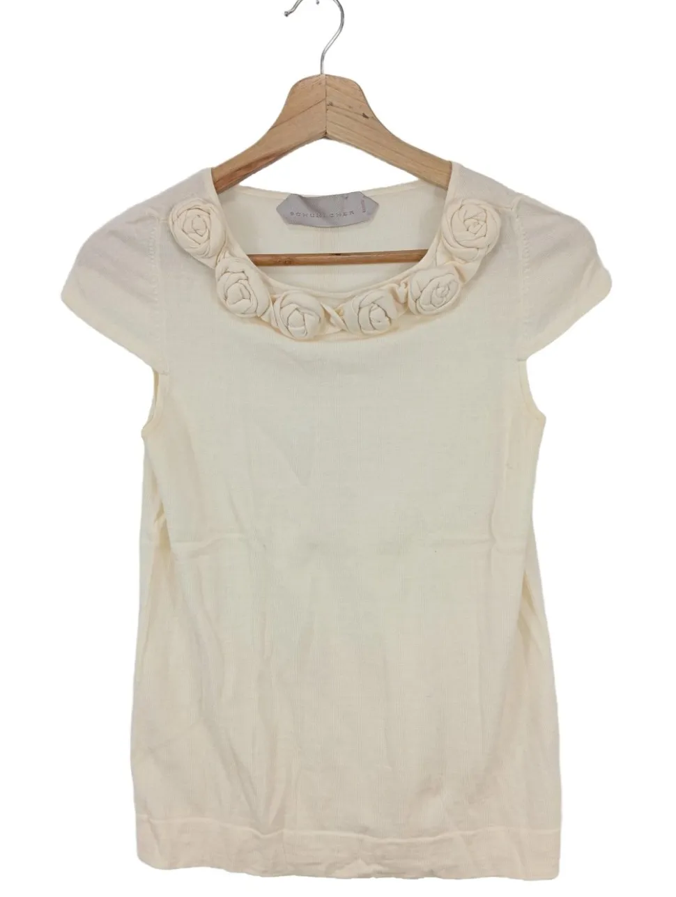 Kurzarm-Bluse Größe 36