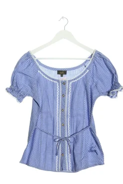 Kurzarm-Bluse                            Größe                38