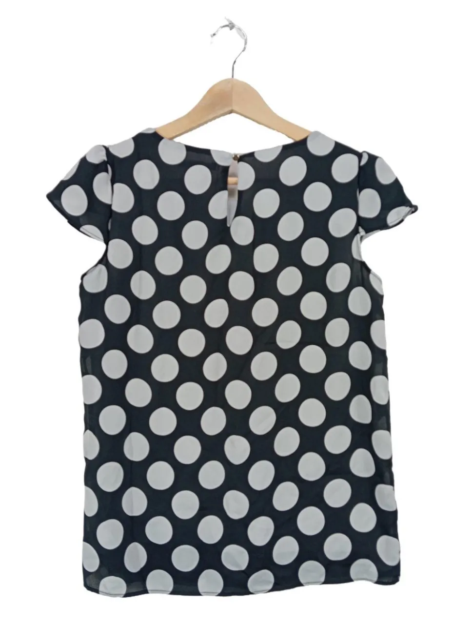 Kurzarm-Bluse Größe 34