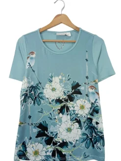 Kurzarm-Bluse                            Größe                38