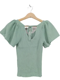 Kurzarm-Bluse                            Größe                36