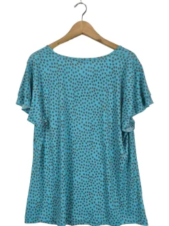 Kurzarm-Bluse                            Größe                48