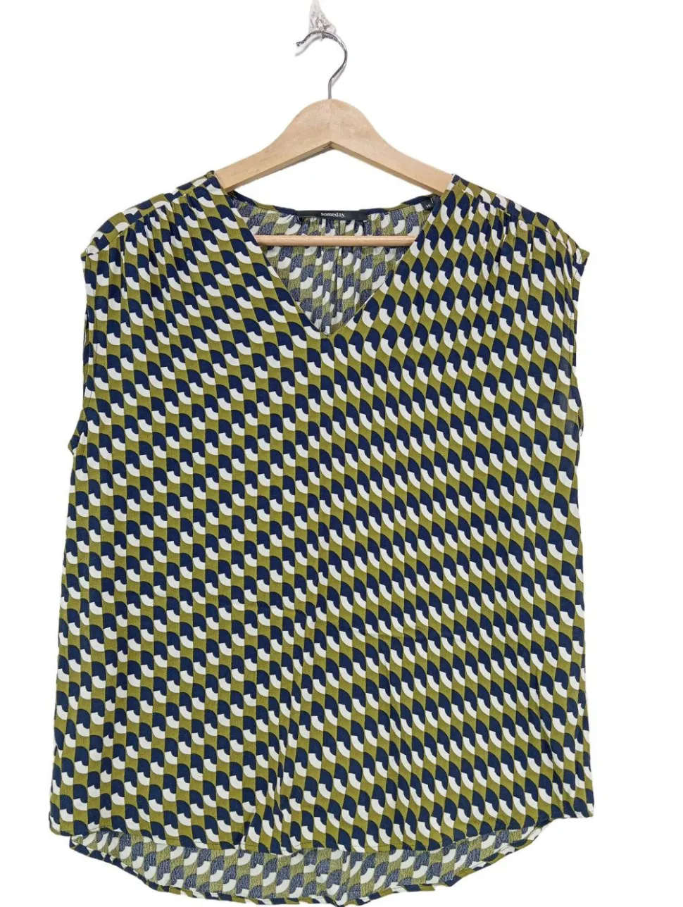 Kurzarm-Bluse Größe 36