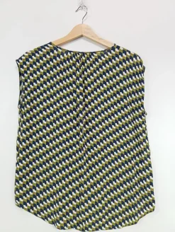 Kurzarm-Bluse                            Größe                36