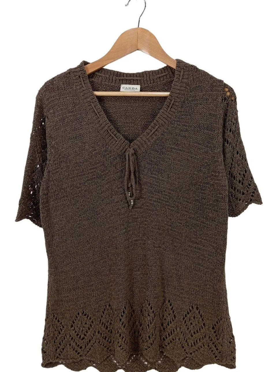 Kurzarmpullover Größe 48