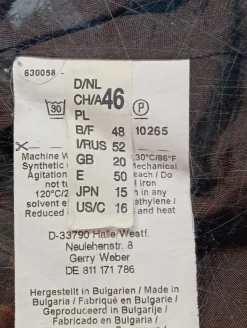 Kurzjacke                            Größe                46