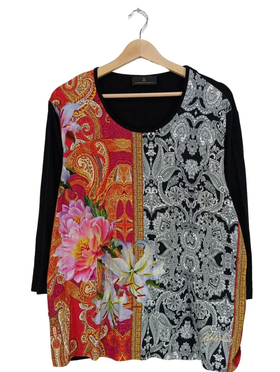 Langarm-Bluse Größe 48