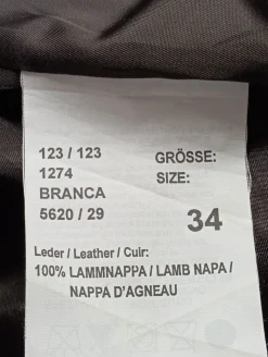 Lederjacke Größe 34