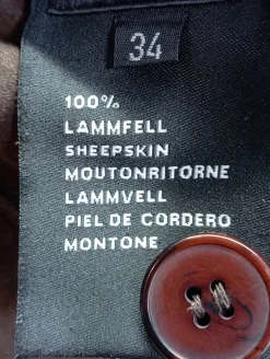 Ledermantel Größe 34