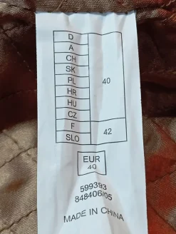 Ledermantel Größe 40