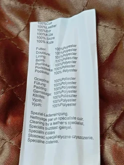 Ledermantel Größe 40