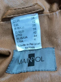 Ledermantel                            Größe                36