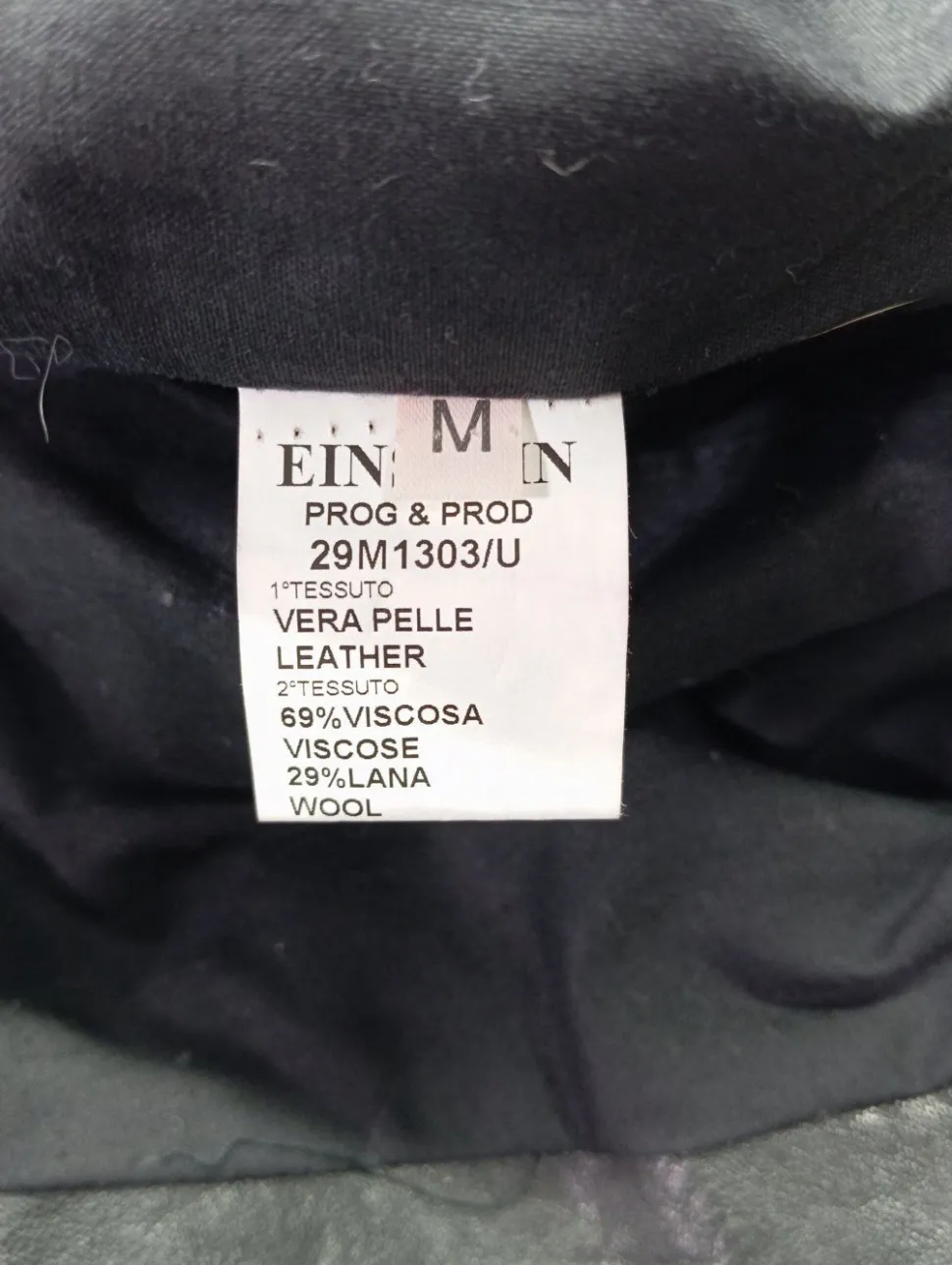 Lederweste Größe 38