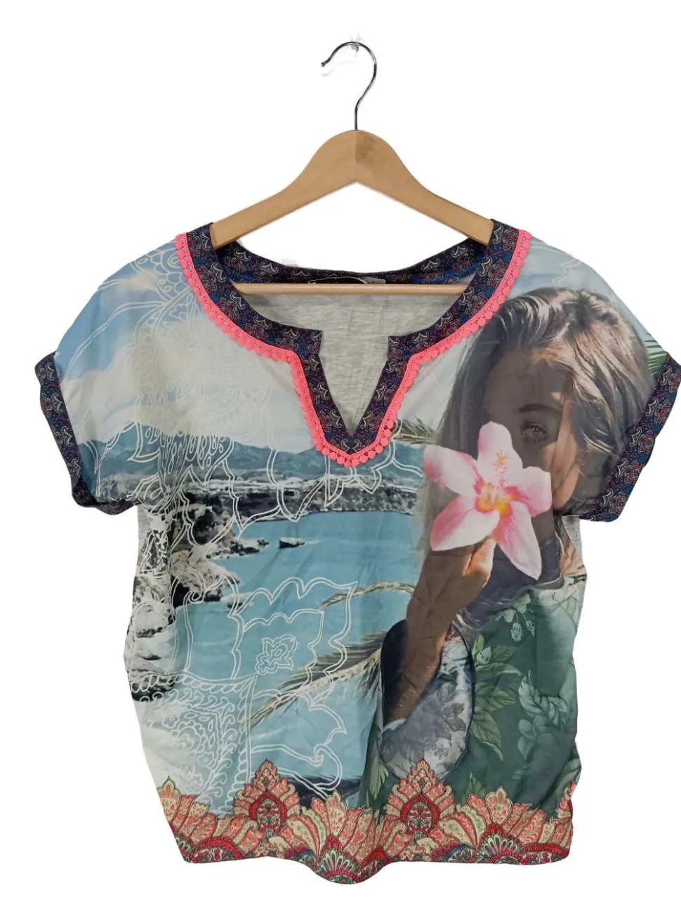 Print-Shirt Größe 34