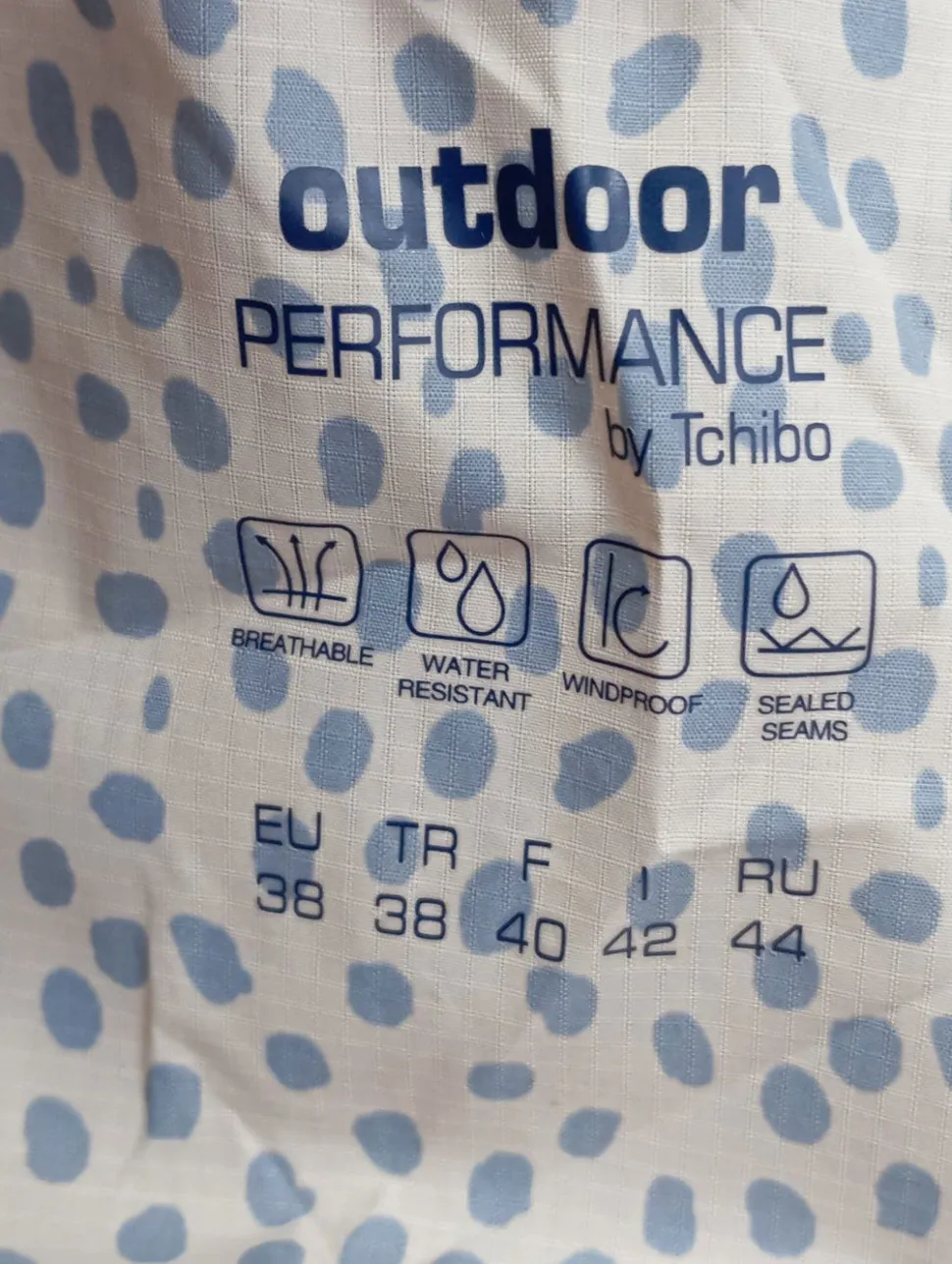 Regenmantel Größe 38