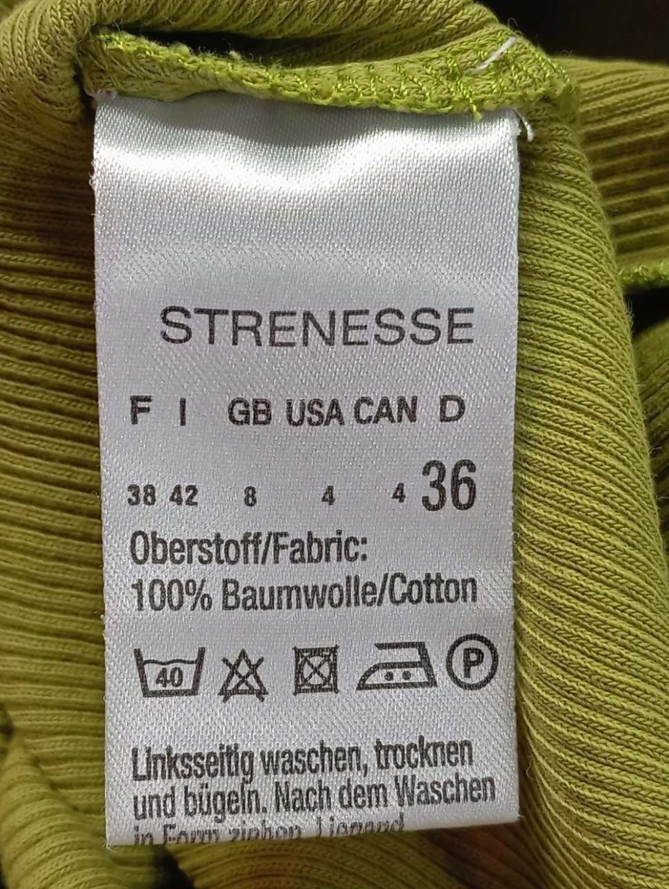 Rippshirt Größe 36