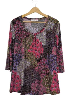 Schlupf-Bluse                            Größe                48