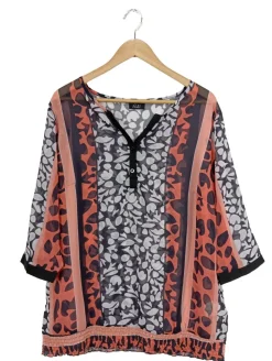 Schlupf-Bluse                            Größe                48