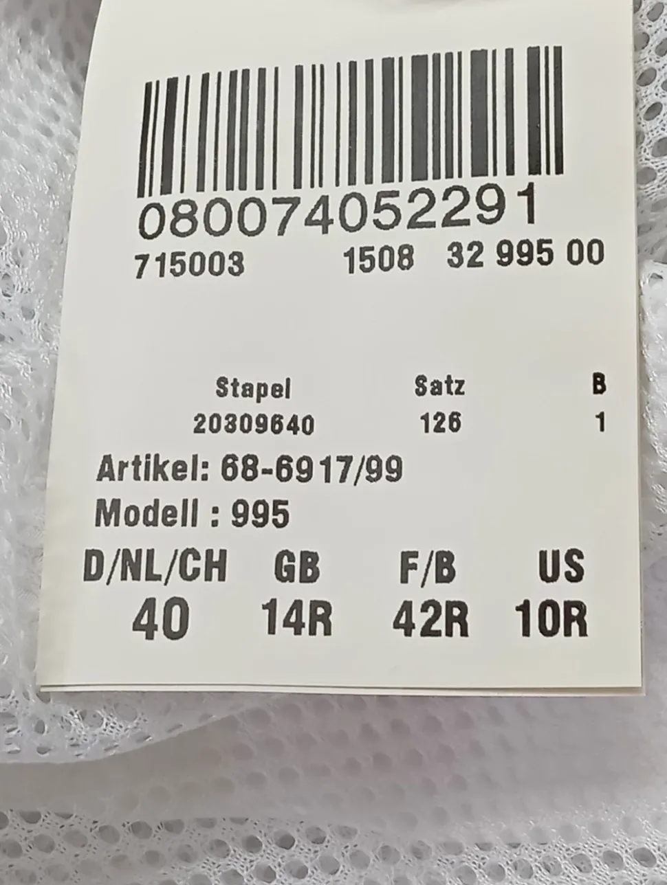 Sportweste Größe 40