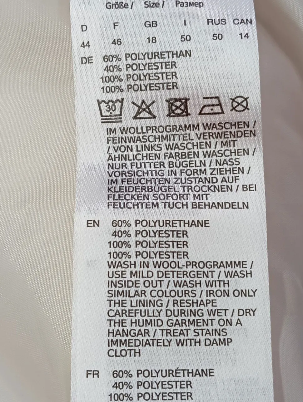 Steppweste Größe 44