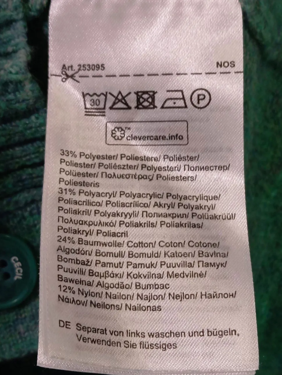 Strick Cardigan Größe 44