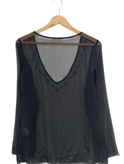 Transparenz-Bluse                            Größe                38