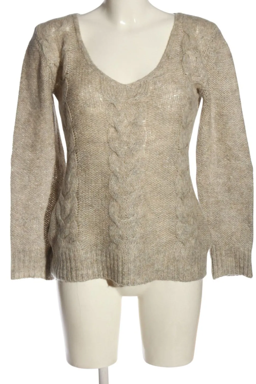 V-Ausschnitt-Pullover Größe 36