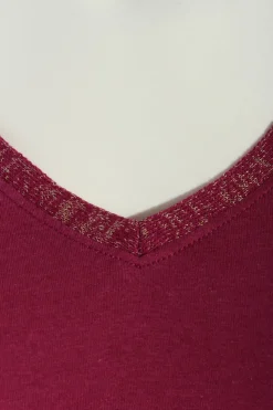 V-Ausschnitt-Shirt                            Größe                38