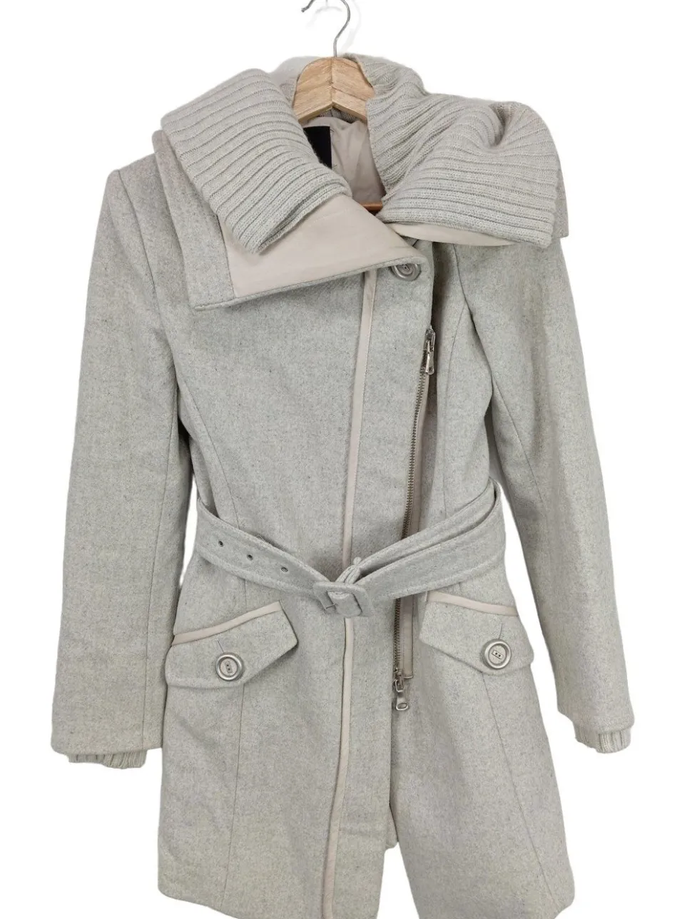 Wollmantel Größe 34