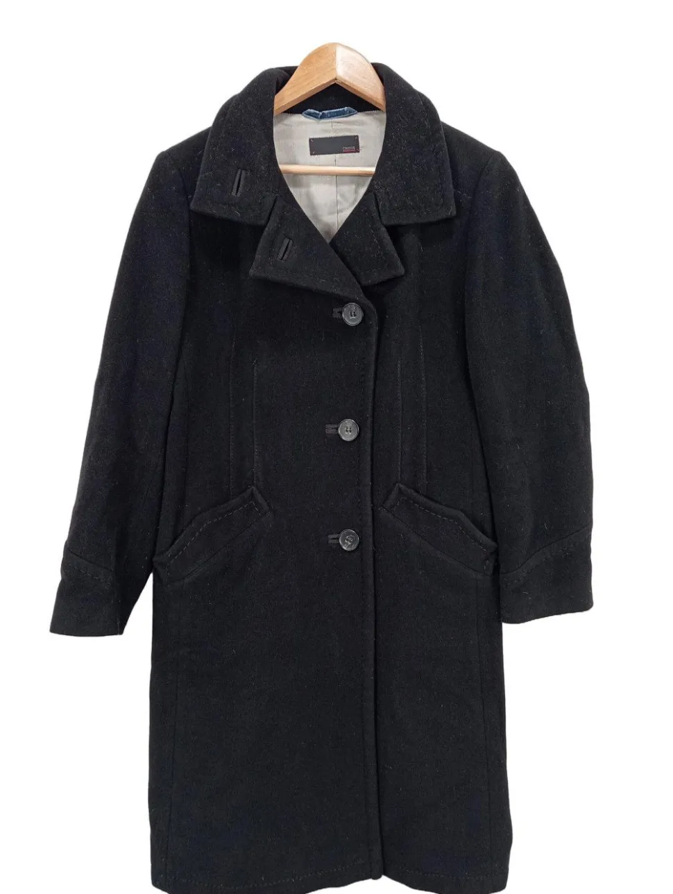 Wollmantel Größe 34