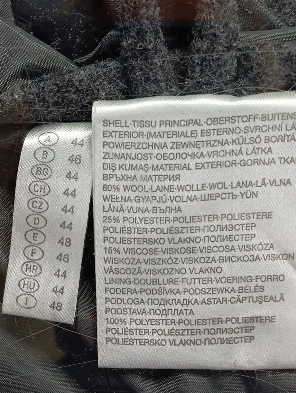 Wollmantel Größe 44